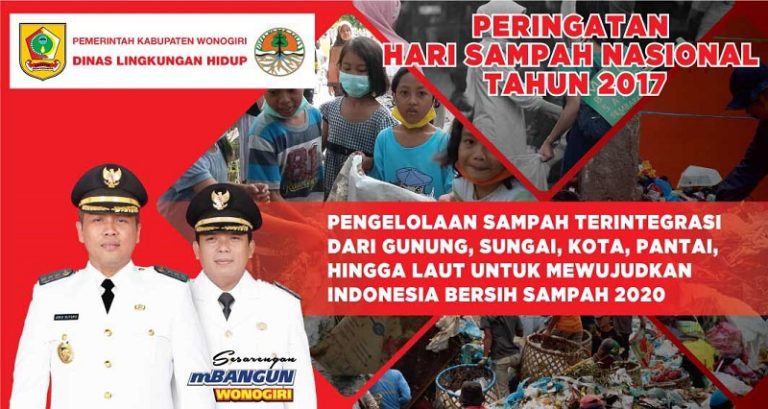 bupati wonogiri hari peduli sampah nasional