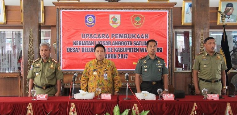 Satlinmas Desa Dan Kelurahan Ikuti Pelatihan Dasar