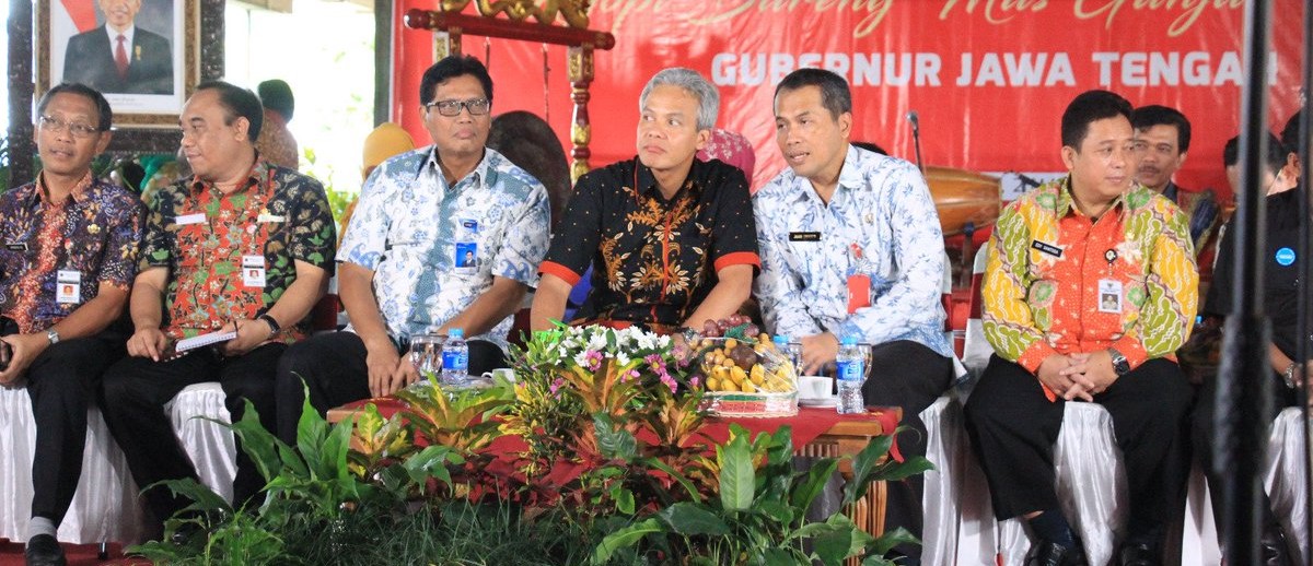 bupati wonogiri jekek dan gubernur jawa tengah ganjar