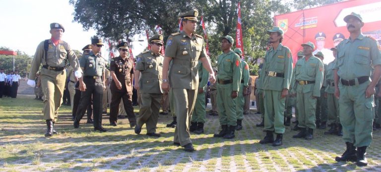 Bupati Wonogiri Jadi Inspektur Upacara Peringatan HUT Satpol PP Satlinmas Dan Damkar