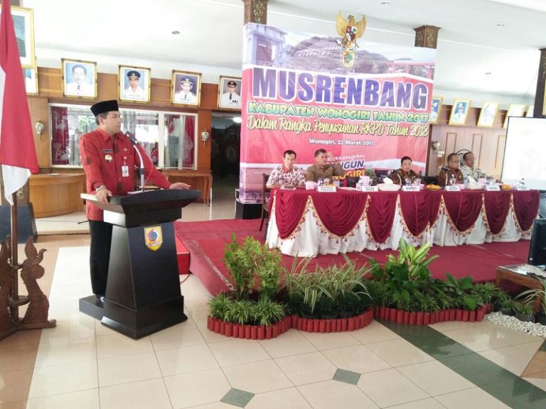 Usulan Musrenbang Kabupaten Wonogiri Mendekati Angka 2,1 Trilyun