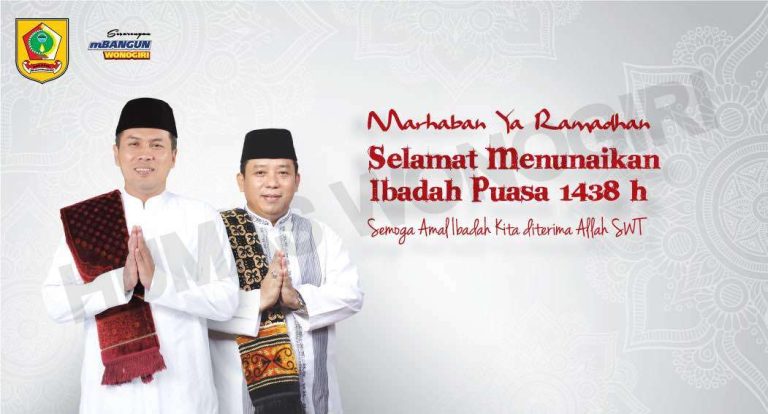 bupati wonogiri selamat menunaikan ibadah puasa