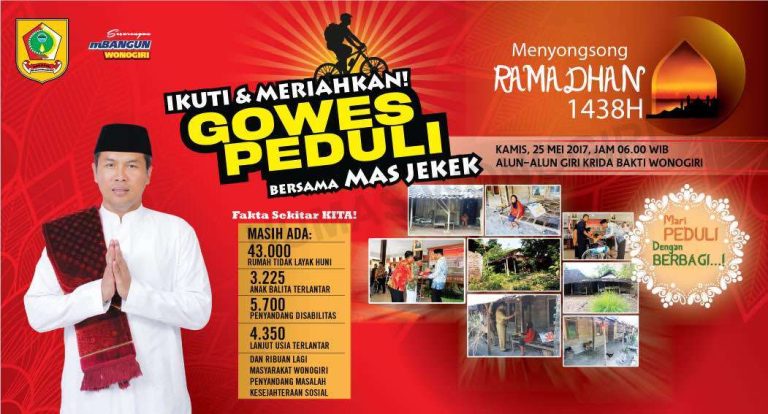 gowes peduli bersama mas jekek