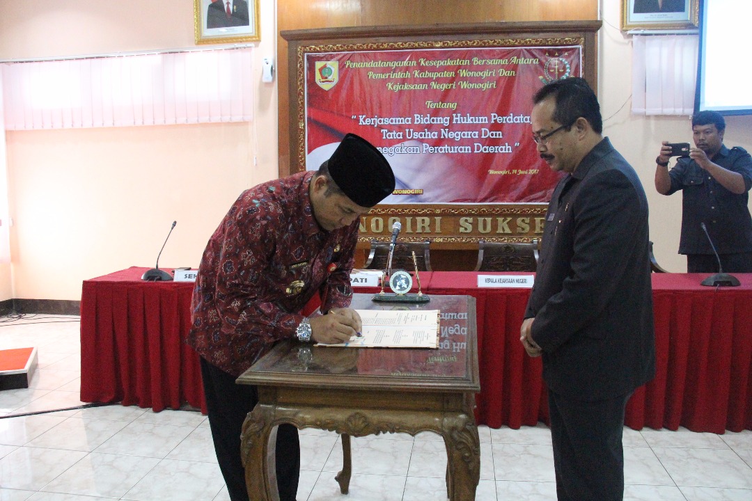 BUPATI WONOGIRI DORONG OPD OPTIMALKAN PERAN FUNGSI KEJAKSAAN