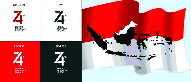 bendera hut ri 74