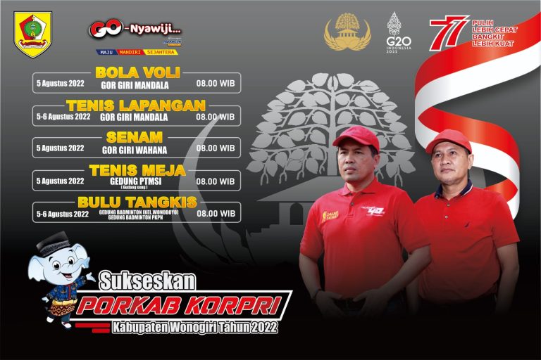 jadwal porkab